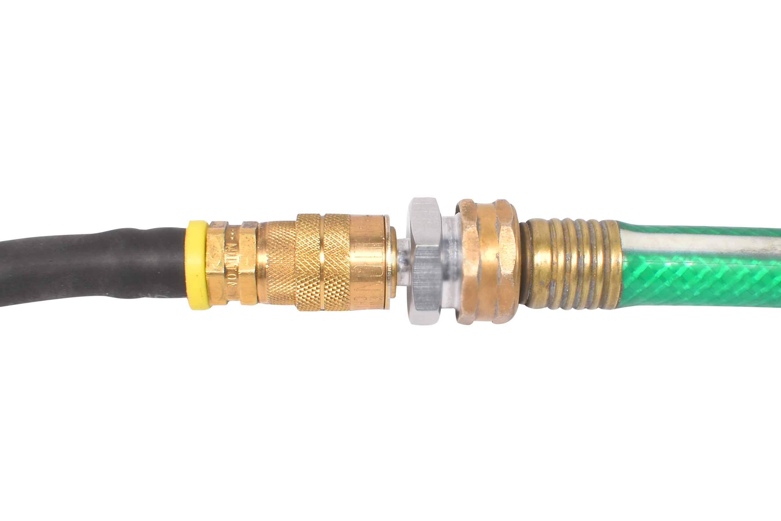 Garden Hose Water Blow Out Tool to 1/4" Adapter Test Fitting 3/4-11 Winterize Motorhome Prevent Freezing Broken Plumbing Fixtures RV Sprinkler Winterizing 551956-750-11 - Image 7