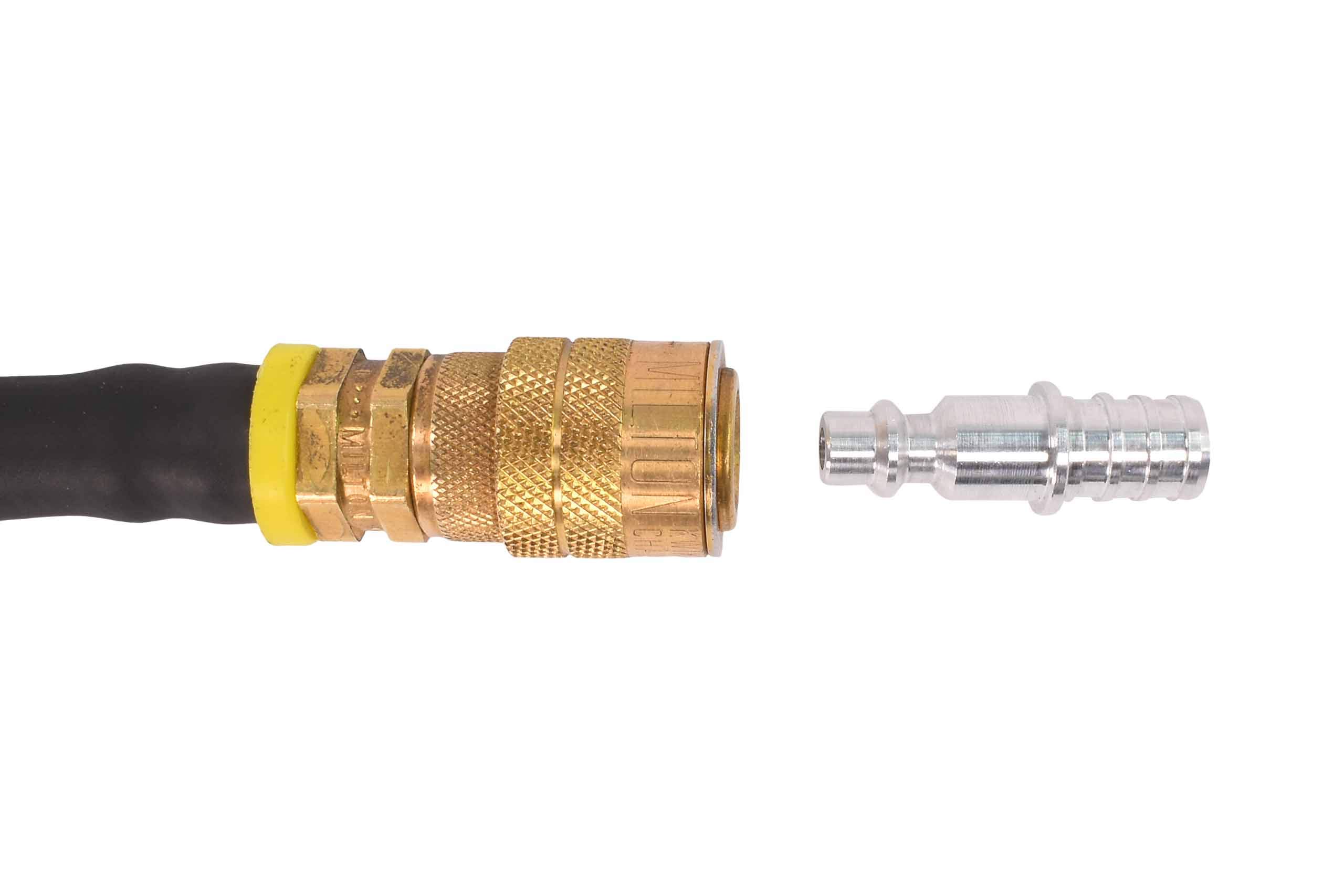 ICT Billet 1/2" PEX Pipe Male Hose Testing Tool to 1/4" Air Compressor Hose Test Fitting Aluminum Pressure Test Fluid Designed & Manufactured in the USA Machined Finish .625" 551956-PEX05 - Image 6