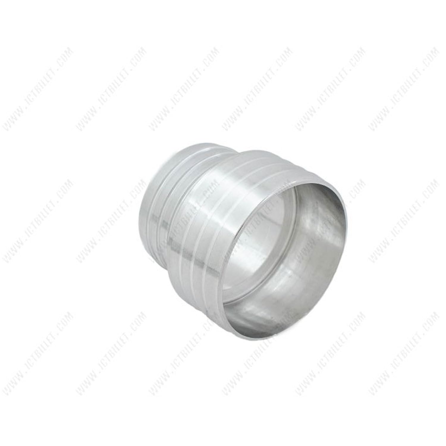 ICT Billet 2"" to 2.5"" Inch Hose Barb Splice Coupler Repair Reducer Fitting Adapter, Natural - Image 6