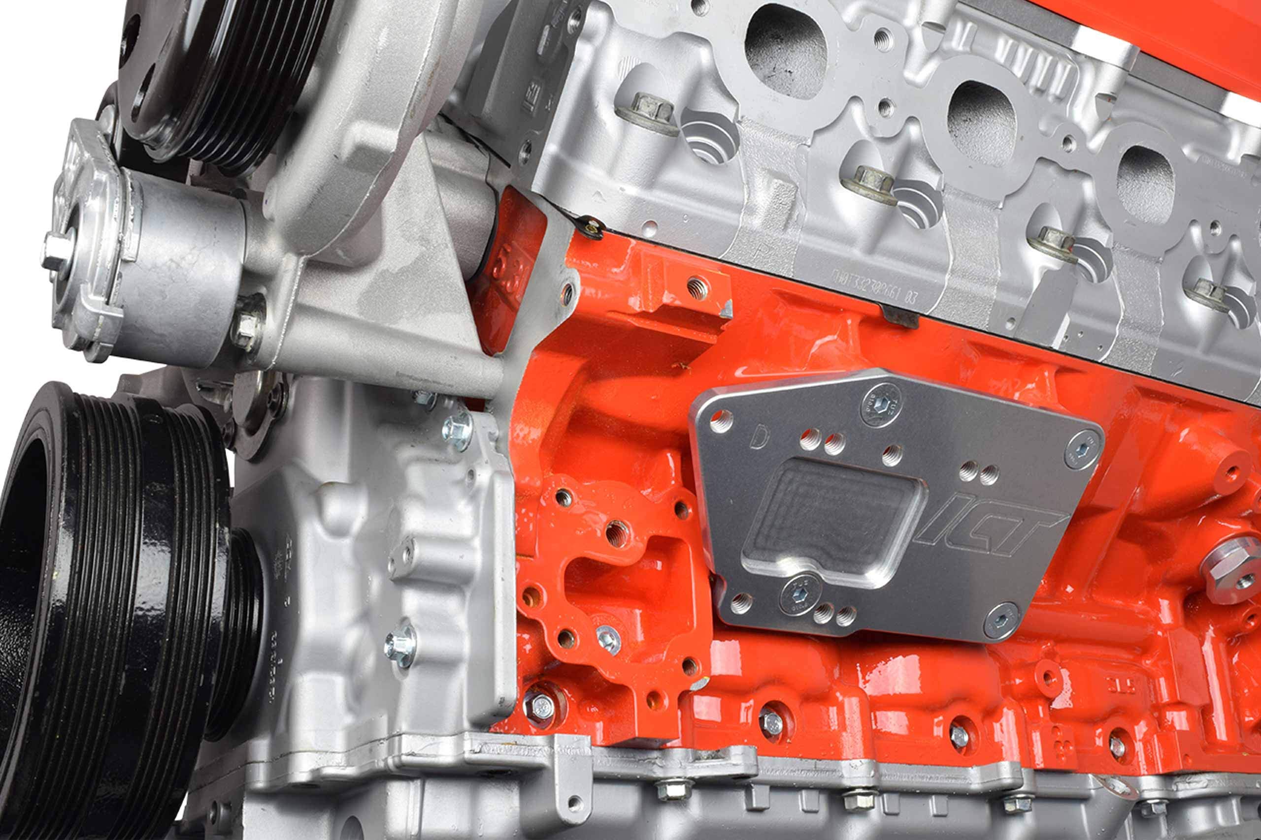 ICT Billet 2014-up LT L83 L86 LT1 Billet Engine Swap Bracket SBC Conversion Motor Mount Plate Gen V Adapter Small Block 551363X - Image 3