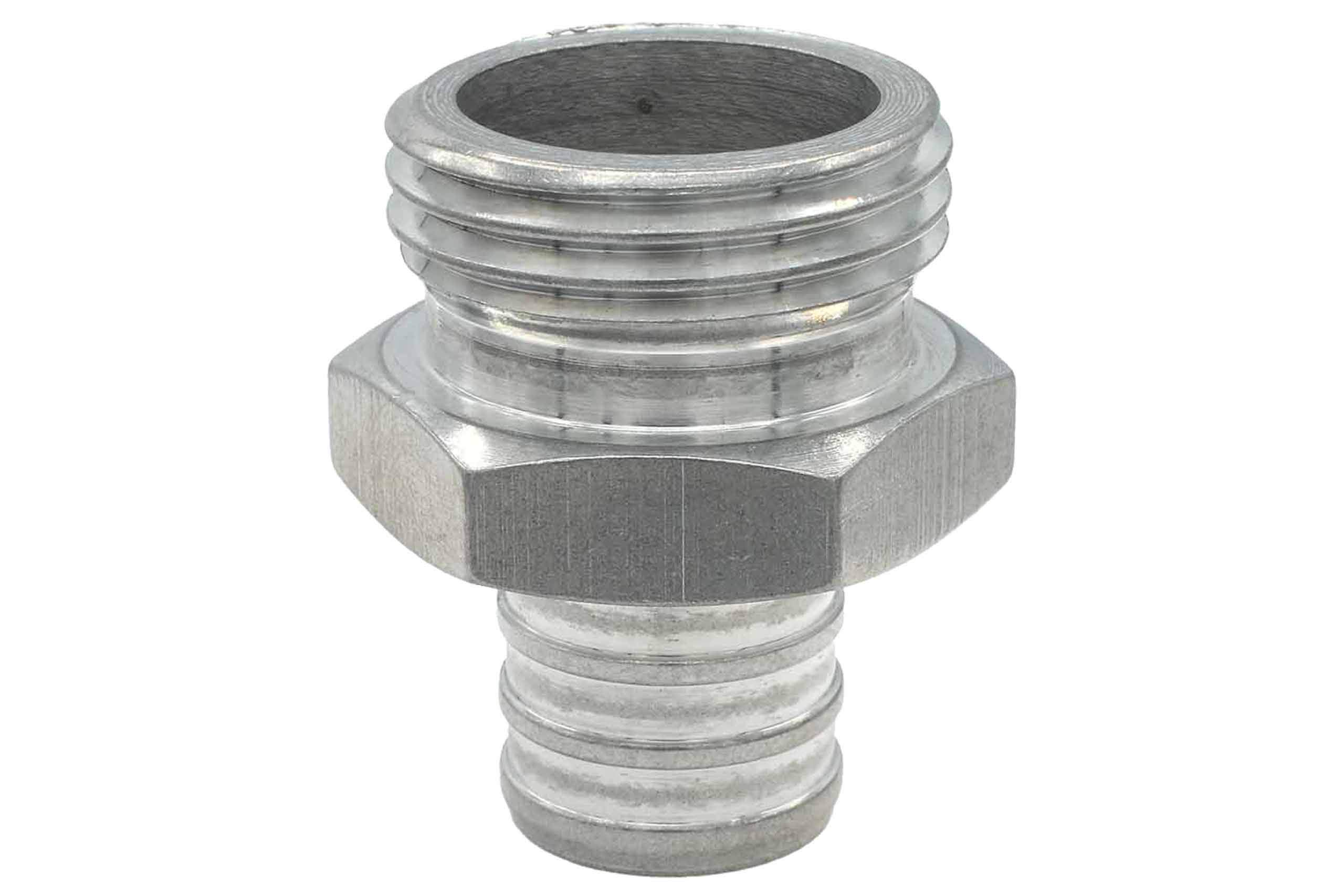 ICT Billet 3/4" Pex to 3/4 Garden Hose Adapter Water Contamination Flush Home DIY Flush Kit Pex Cleaning Designed & Manufactured in USA Bare Aluminum F750PEX750GH***** - Image 5