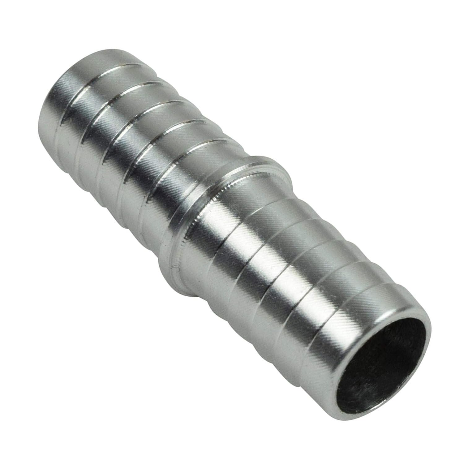 ICT Billet 5/8" to 5/8" Inch Hose Barb Splice Coupler Repair Fitting Adapter Connector Radiator Coolant Intercooler Heat Exchanger Fluid Designed & Manufactured in USA Bare Aluminum AN627-10A - Image 4