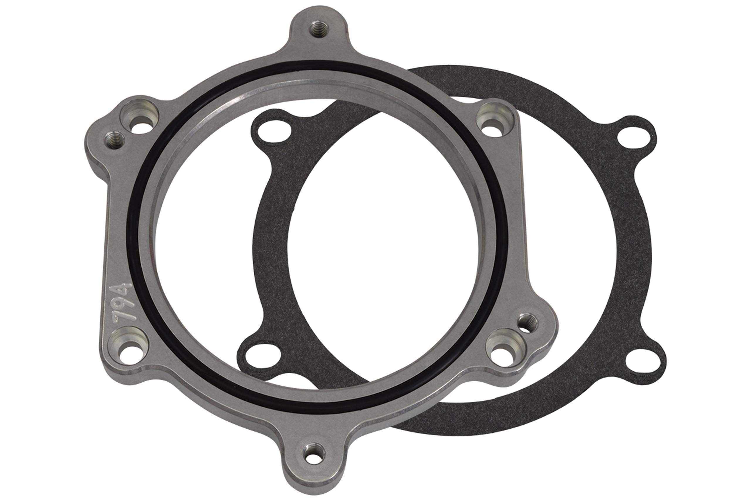 ICT Billet Throttle Body Rotation Angle Adapter Compatible with Chevrolet Gen 5 LT5 Turn Spin Clocking Rotate 551794 - Image 3